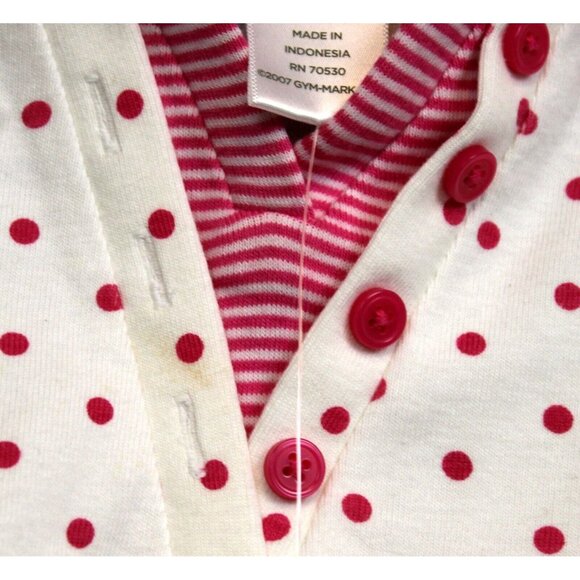 NEW 2008 Gymboree 2pc Tennis Match Shirt sz 5 Hooded Pink Polka Dot Turtle Socks - Picture 5 of 12